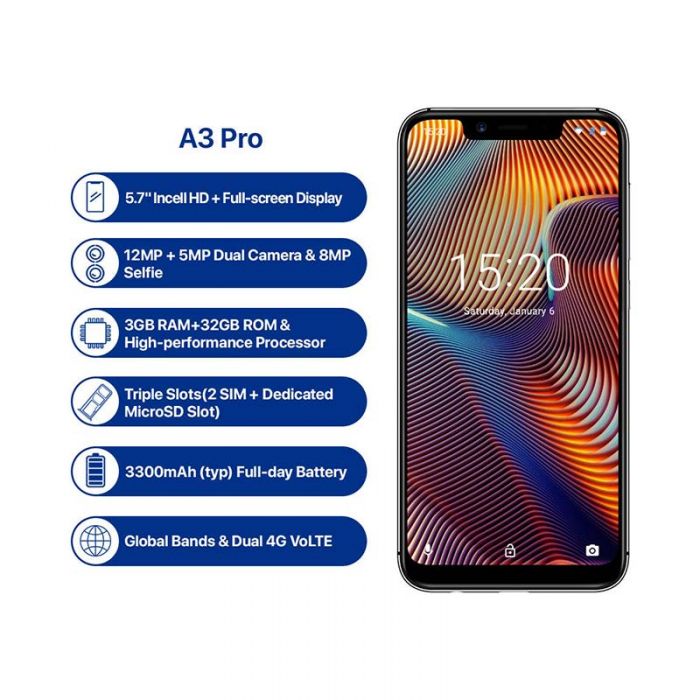 UMIDIGI A3 Pro 4G Smartphone 3 16GB Global Version GearVita