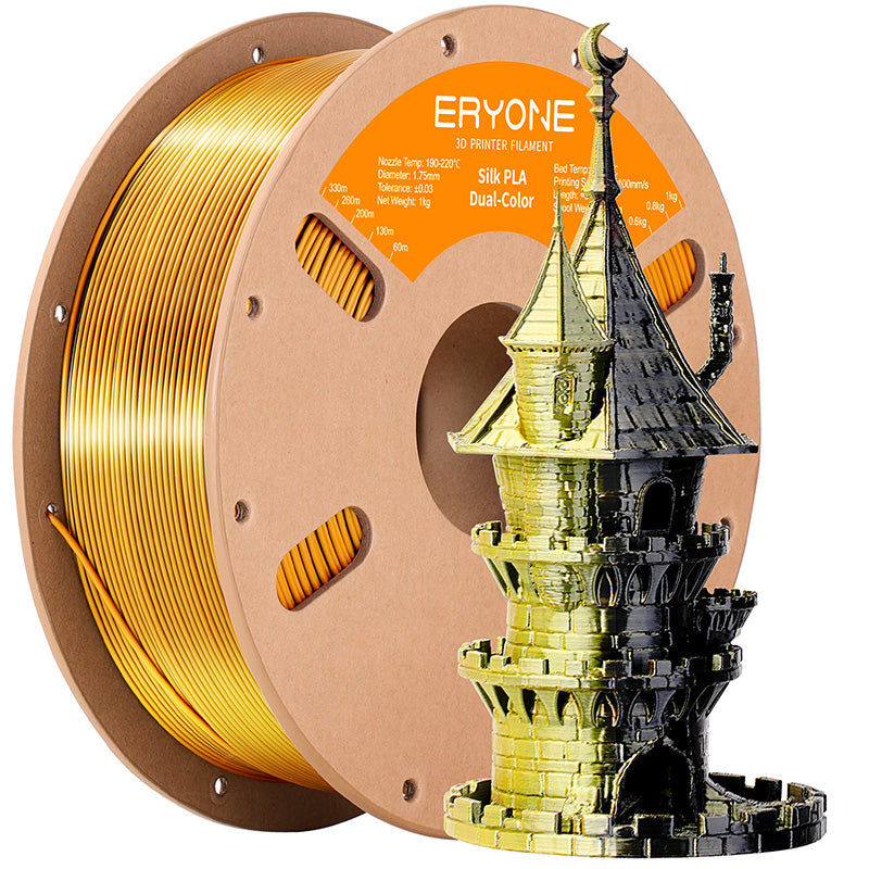 black dark gold eryone pla silk dual color
