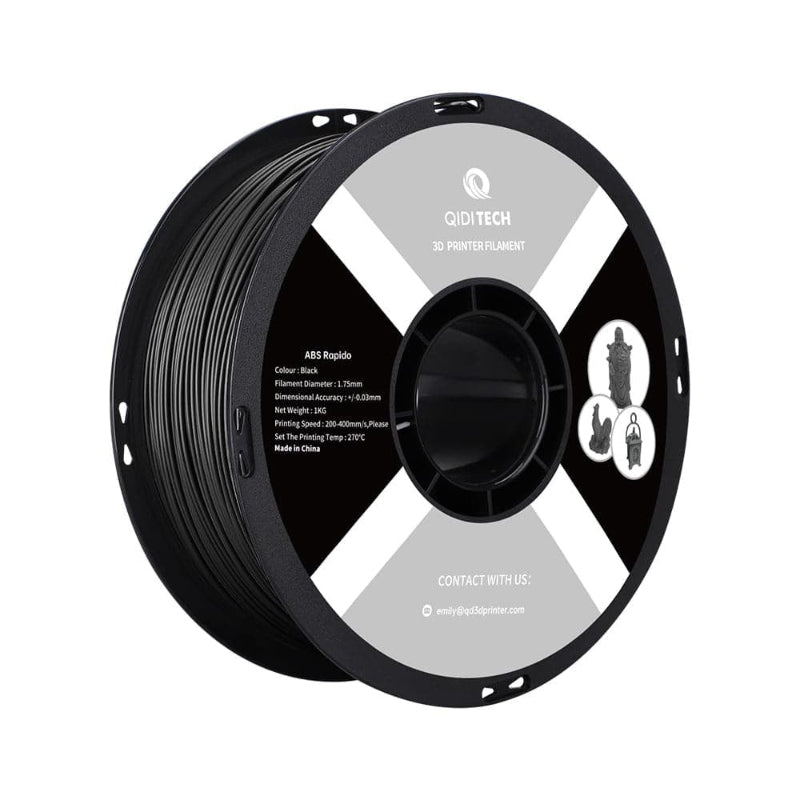 black qidi abs filament