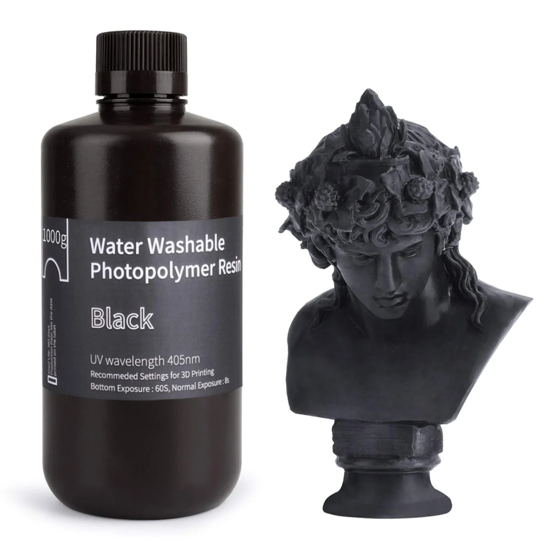 black water washable resin