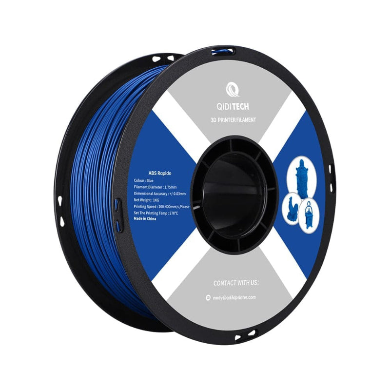 blue qidi abs filament