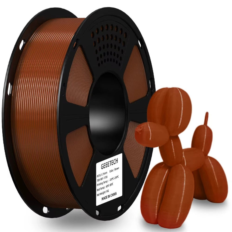 brown geeetech petg pla