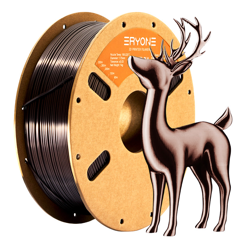 dark gold pla ultra silk filament eryone