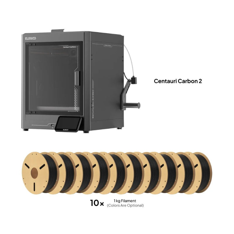 elegoo centauri carbon 2 printer 10kg pla cf