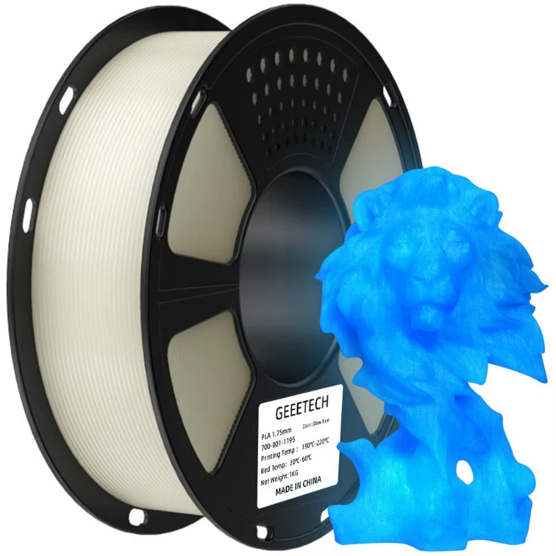 glow blue luminous pla