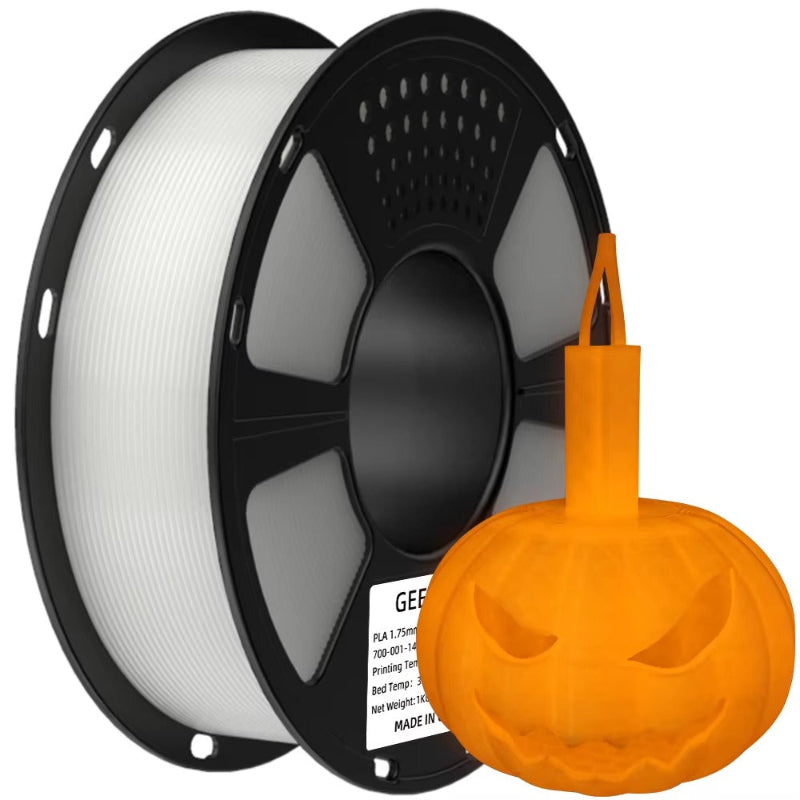glow orange red luminous pla