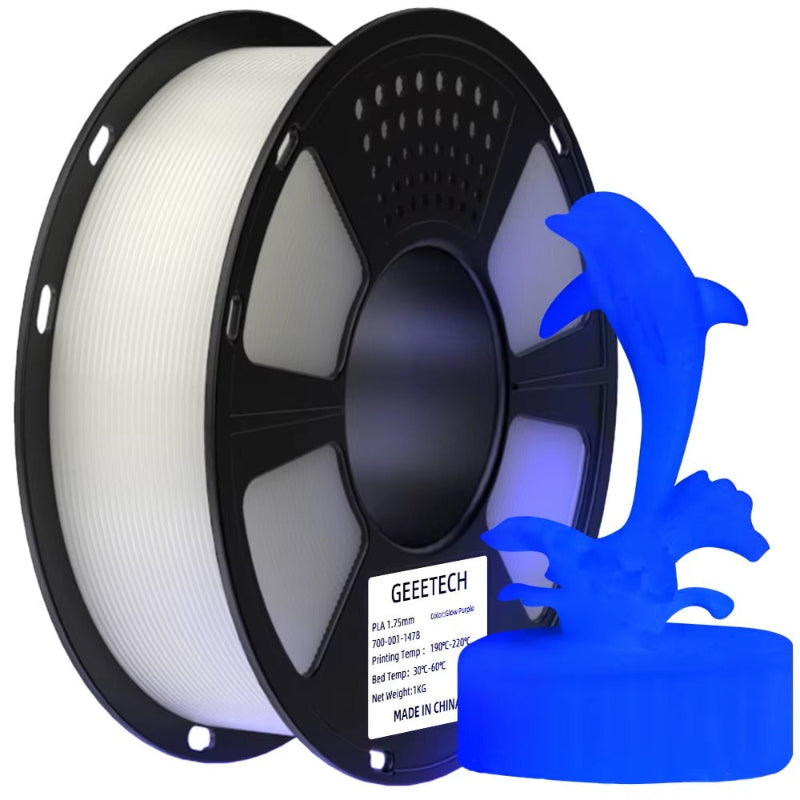 glow purple luminous pla