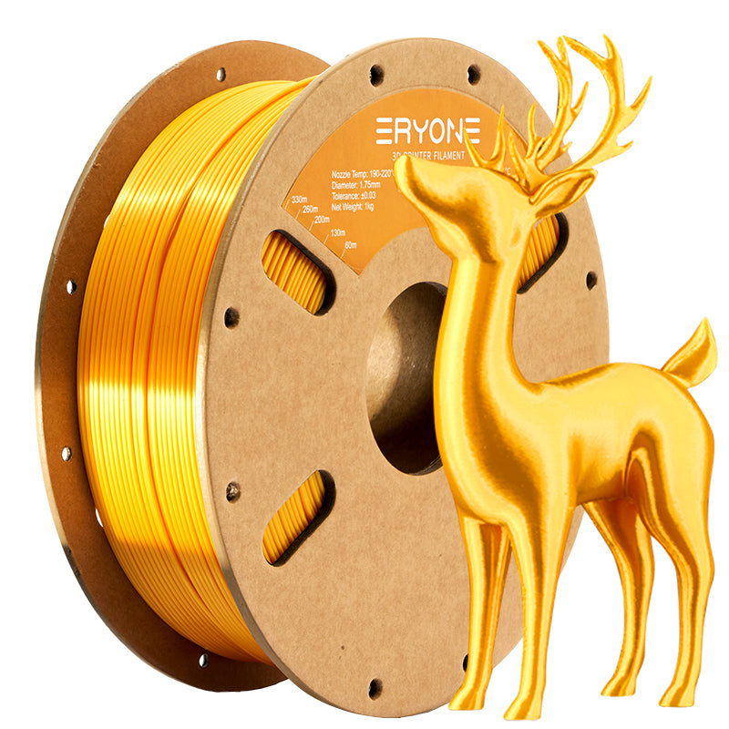 gold pla ultra silk filament eryone