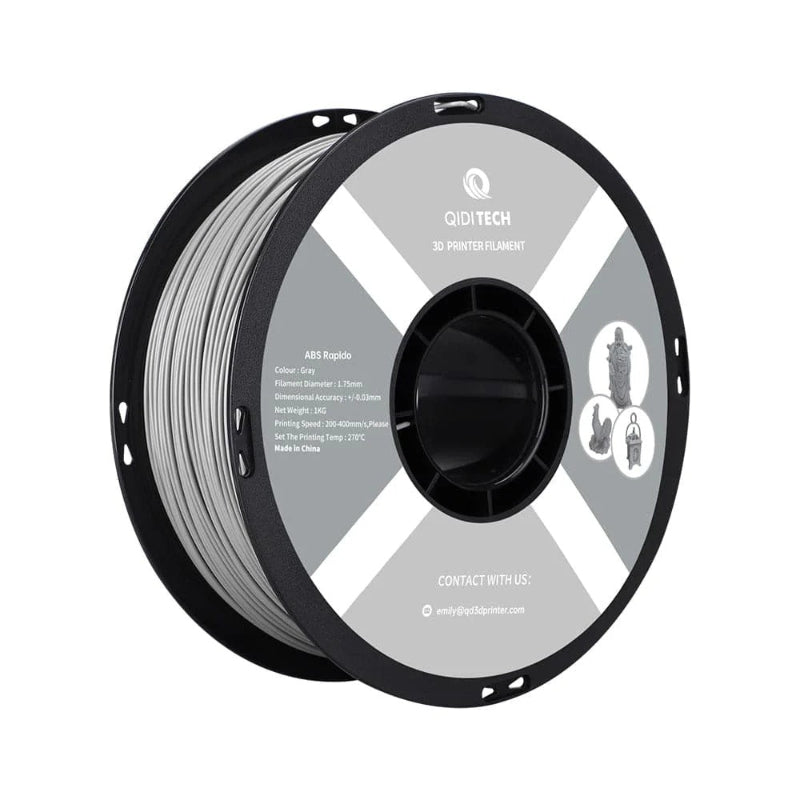 gray qidi abs filament
