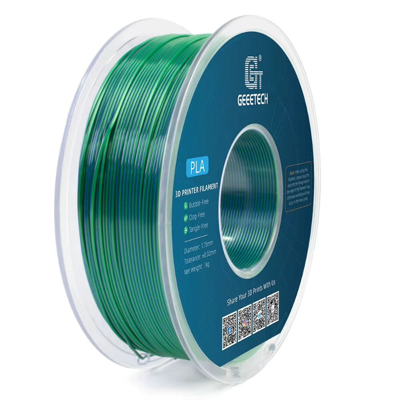 green blue geeetech dual color silk pla