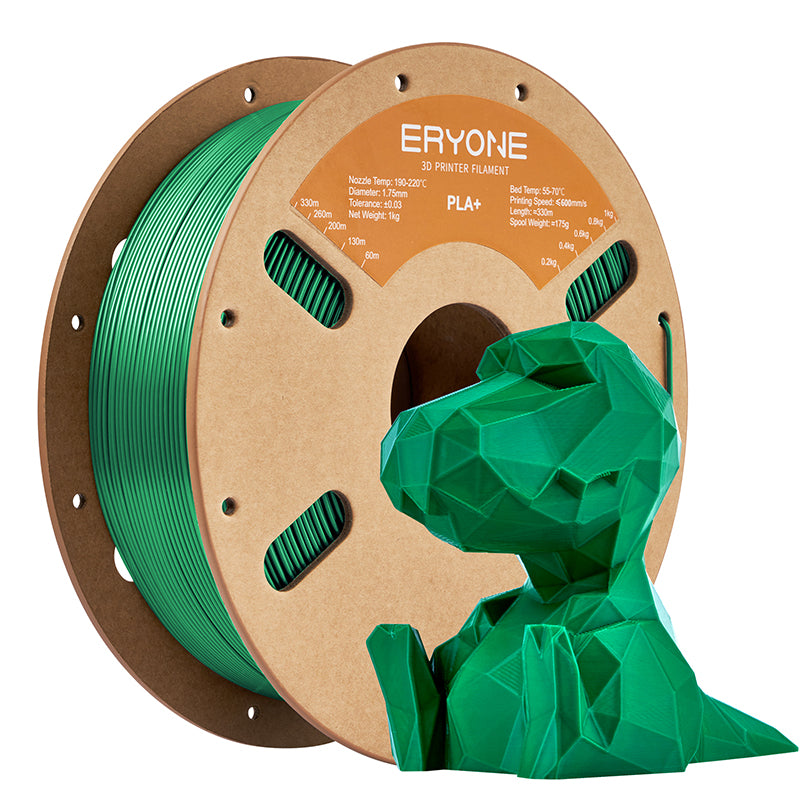 green pla+ filament eryone