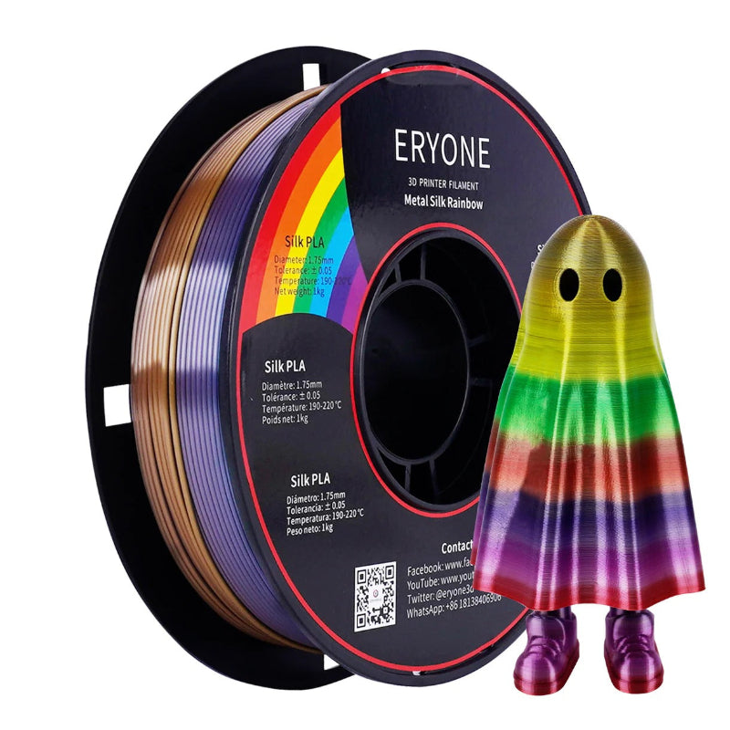 metal silk rainbow