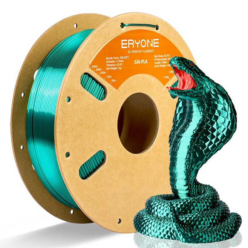 new green pla silk filament eryone