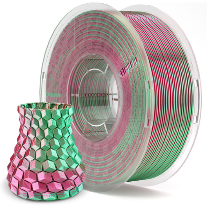 red green  elegoo pla silk