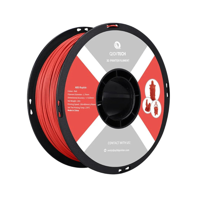 red qidi abs filament