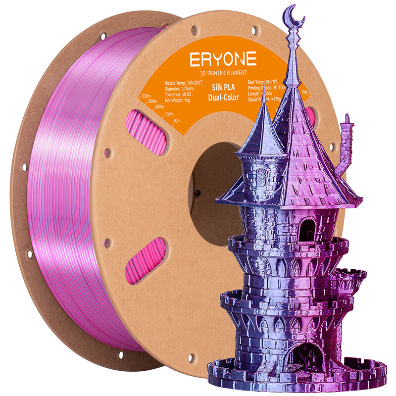 rose red blue eryone pla silk dual color