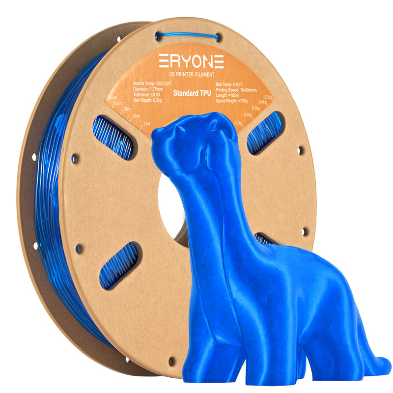 trans blue tpu filament eryone