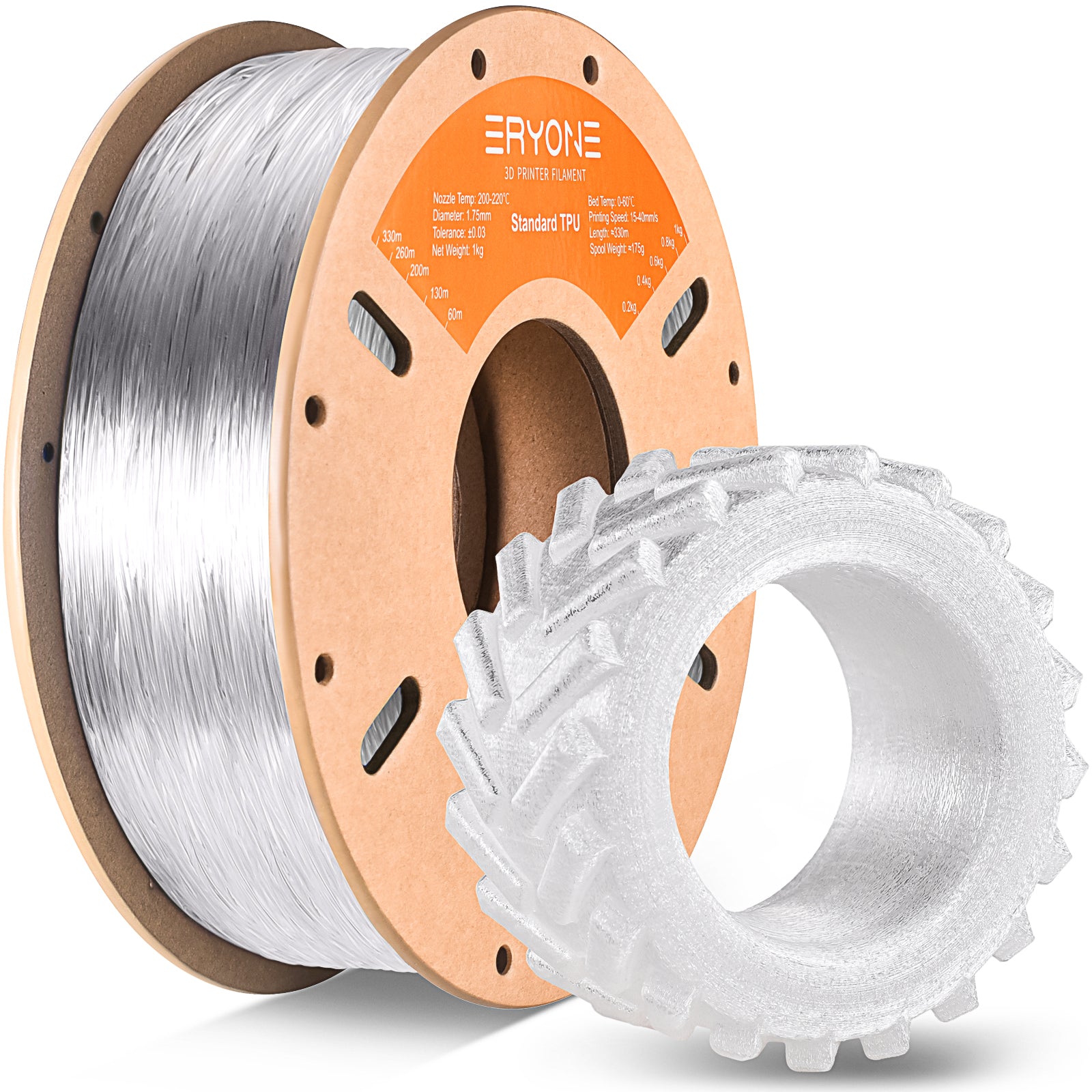 transparent tpu filament eryone