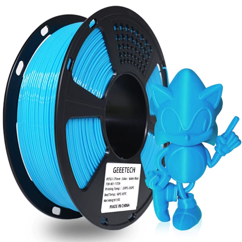 water blue geeetech petg pla