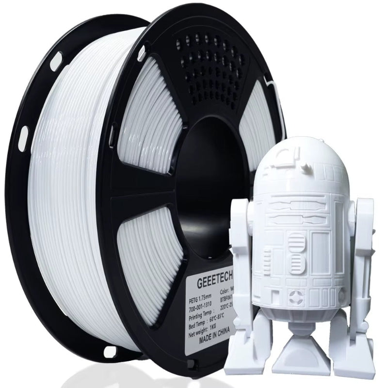 white geeetech petg pla