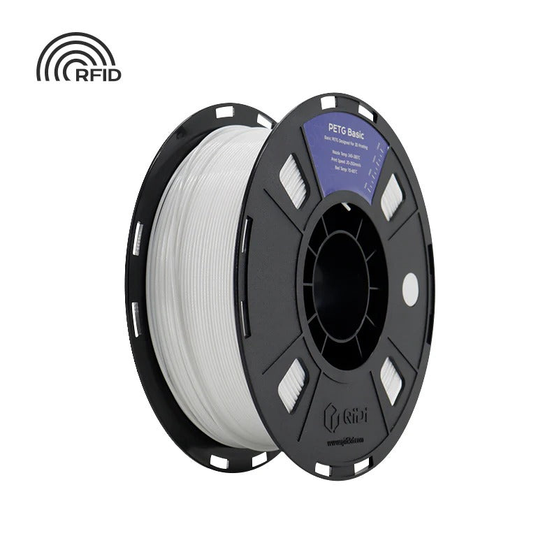 PETG Basic フィラメント ホワイト・ブラックセット Qidi PETG Basic Filament - 1.75mm ± 0.03mm (1kg)