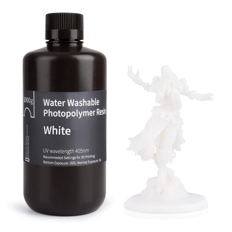 white water washable resin