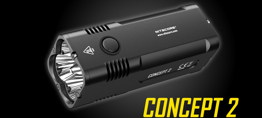 Nitecore Concept 2 Flashlight with 6500 Lumens Is Powerful for Everyday Carry