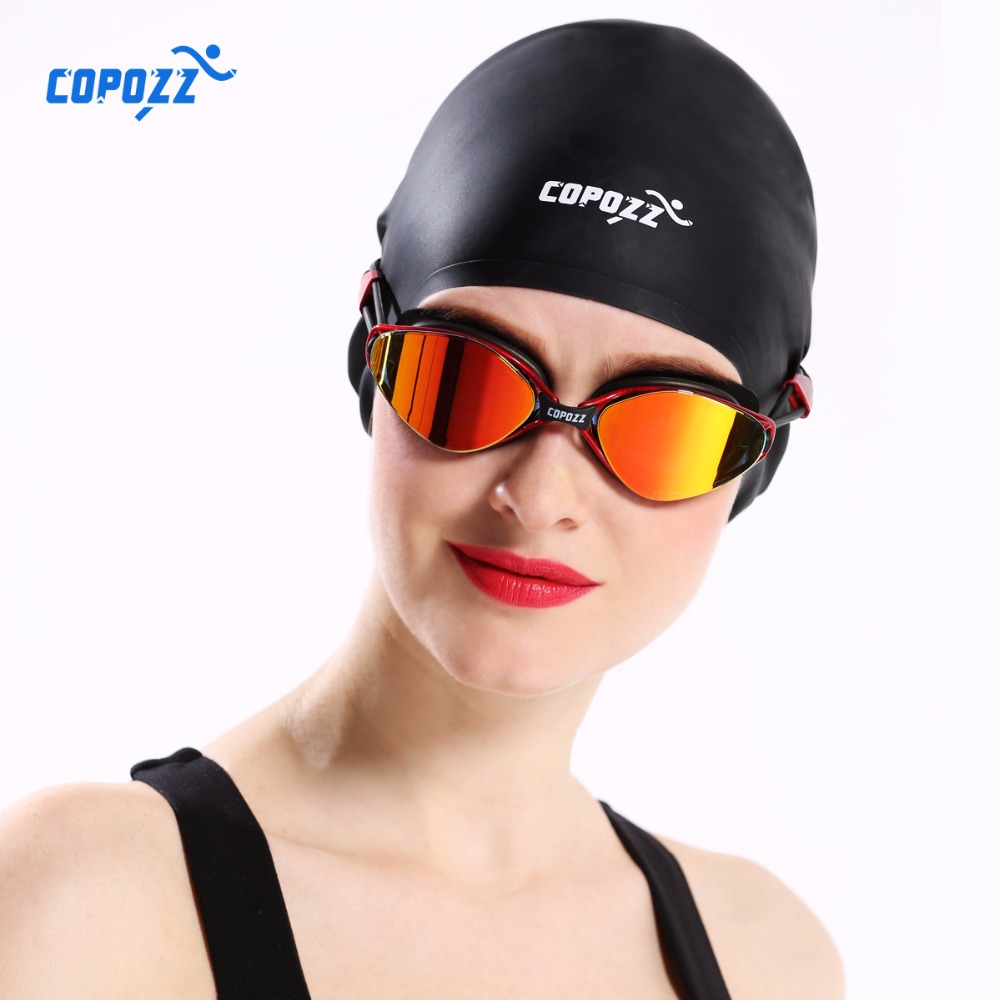 

COPOZZ New Flexible Silicone Waterproof Swimming Caps