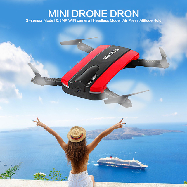 

JIN XING DA 523 Foldable Selfie Control Drone FPV Helicopter HD Camcorder