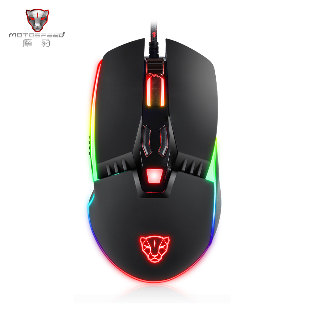 

Motospeed V20 Adjustable 5000 DPI Gaming Mouse with Colorful Backlight