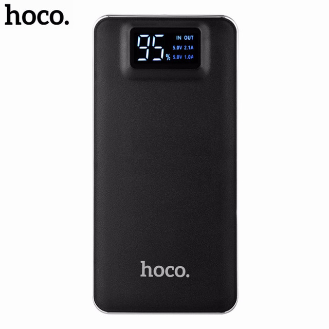 

HOCO UPB05 10000mAh Dual USB Power Bank Portable LED Electric Torch with LCD Screen