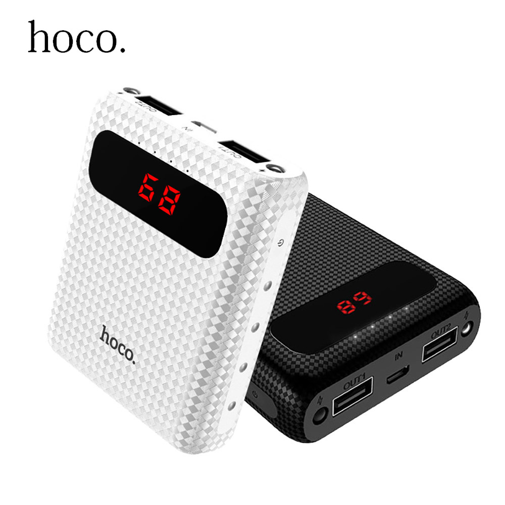 

HOCO B20 10000mAh 18650 Power Bank for iPhone Xiaomi Samsung