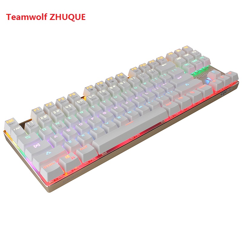 

TEAMWOLF ZHUQUE 87 Keys Gaming Mechanical Keyboard