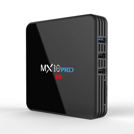 2019 MX10PRO Android 8.1.0 Oreo Quad Core Smart TV BOX 4K Movie Films 2+16G WIFI 