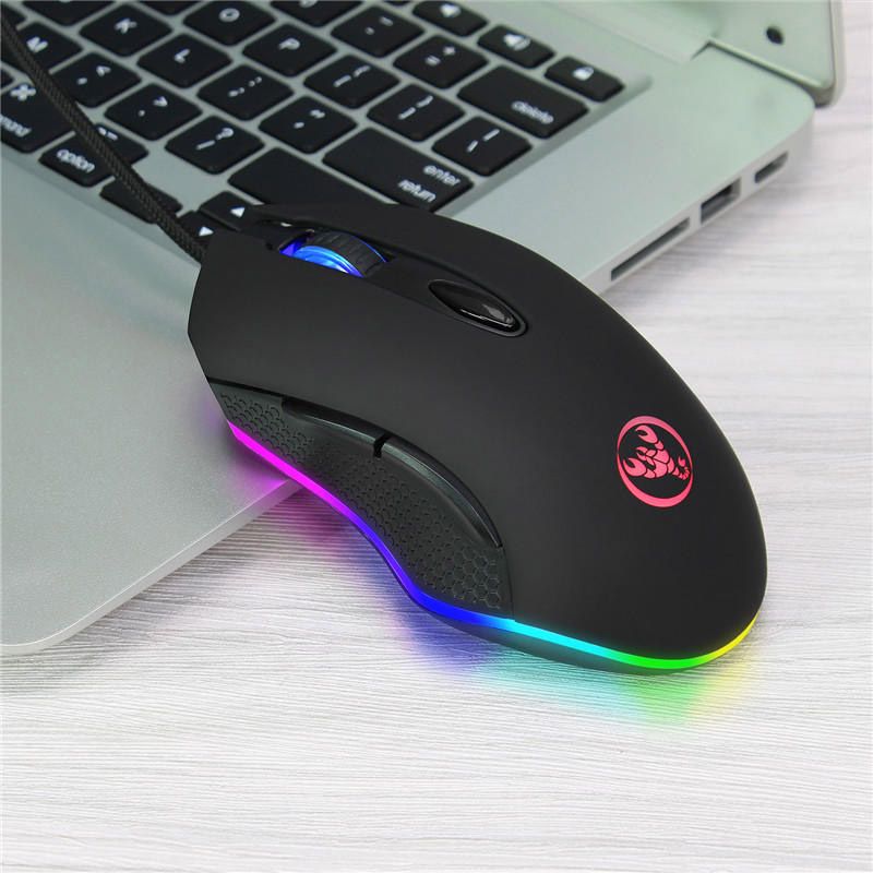 HXSJ S500 Wired RGB Backlit Gaming Mouse | GearVita