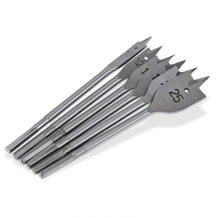 6pcs 10-25mm Wood Flat Drill Bits | GearVita