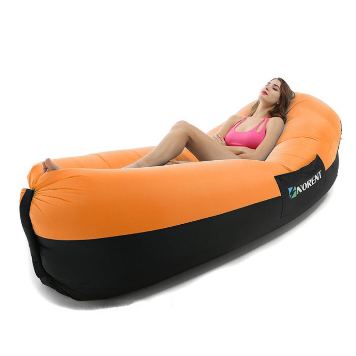 Norent Inflatable Lounger Air Sofa Bed Gearvita
