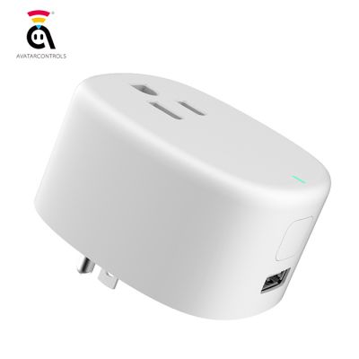 AvatarControls AWP01L WiFi Plug Smart  Socket with USB Charging Port 
