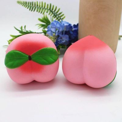 squishy peach squeeze toy