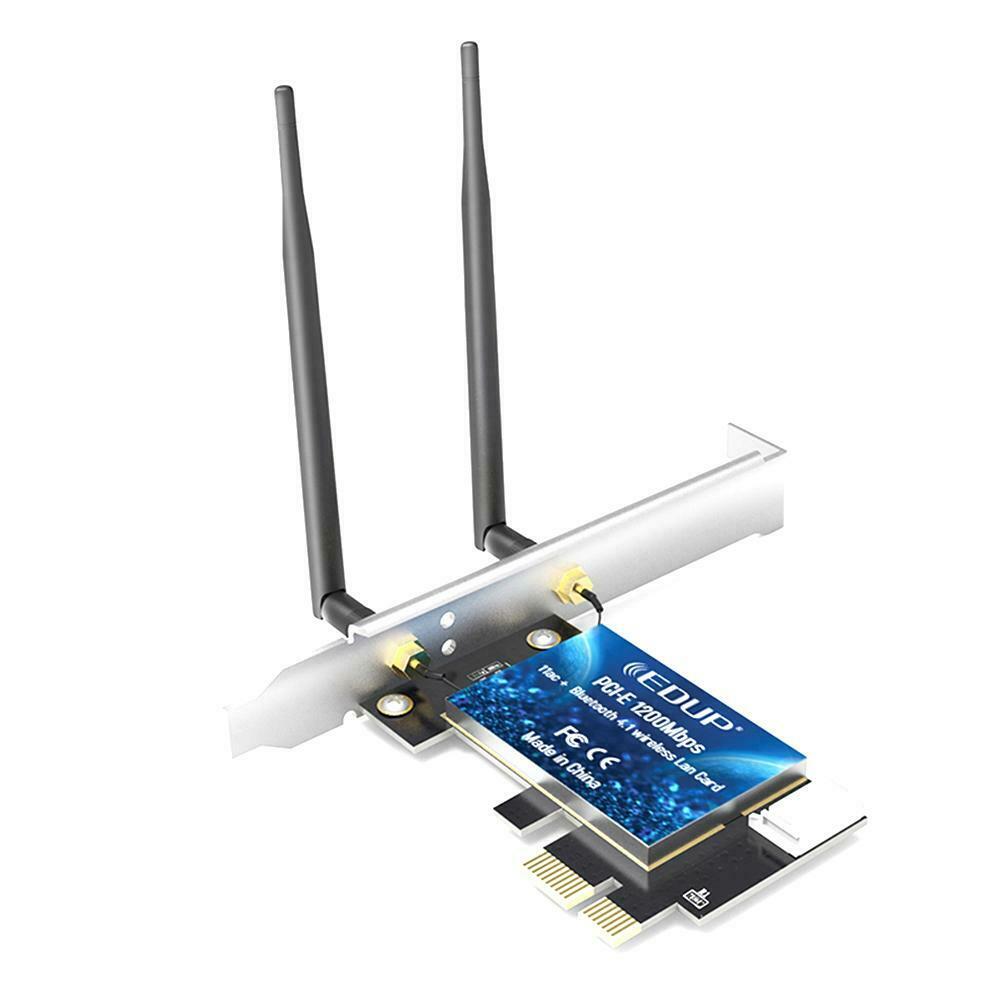 

EDUP EP-9620 1200M Dual-band Wireless Network Adapter WiFi Bluetooth 2 in 1 Expansion Card