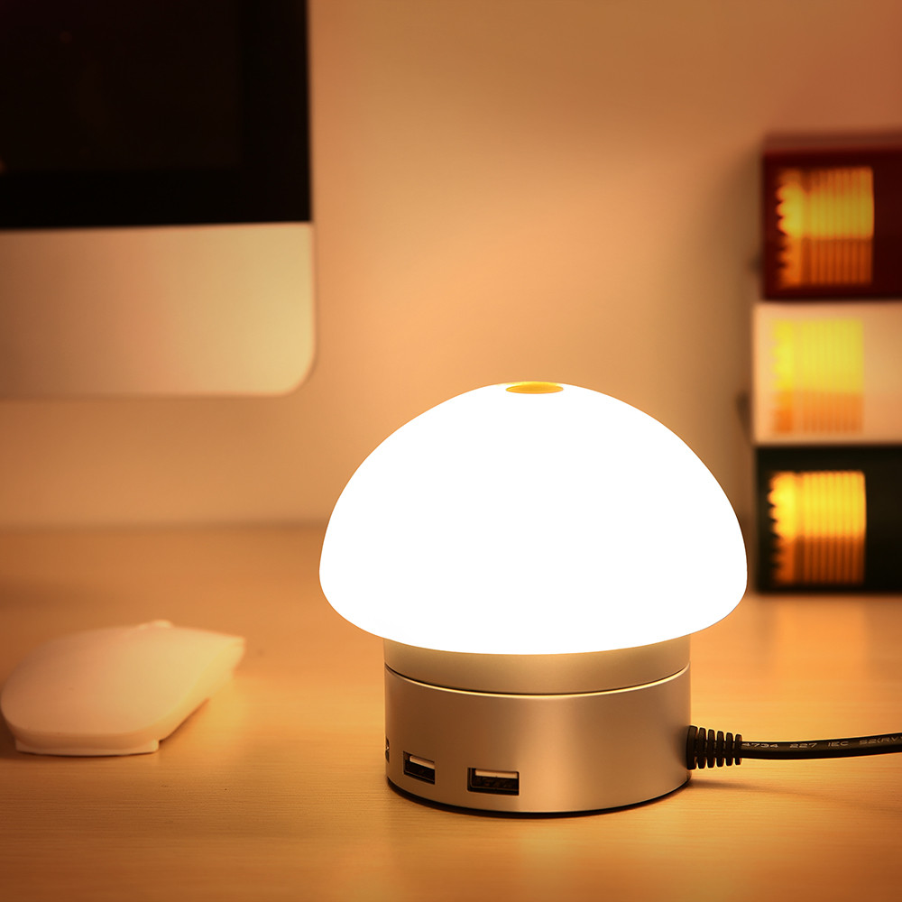 

Seenda USB Charger 6 Port Hub Desktop LED Touch Lamp