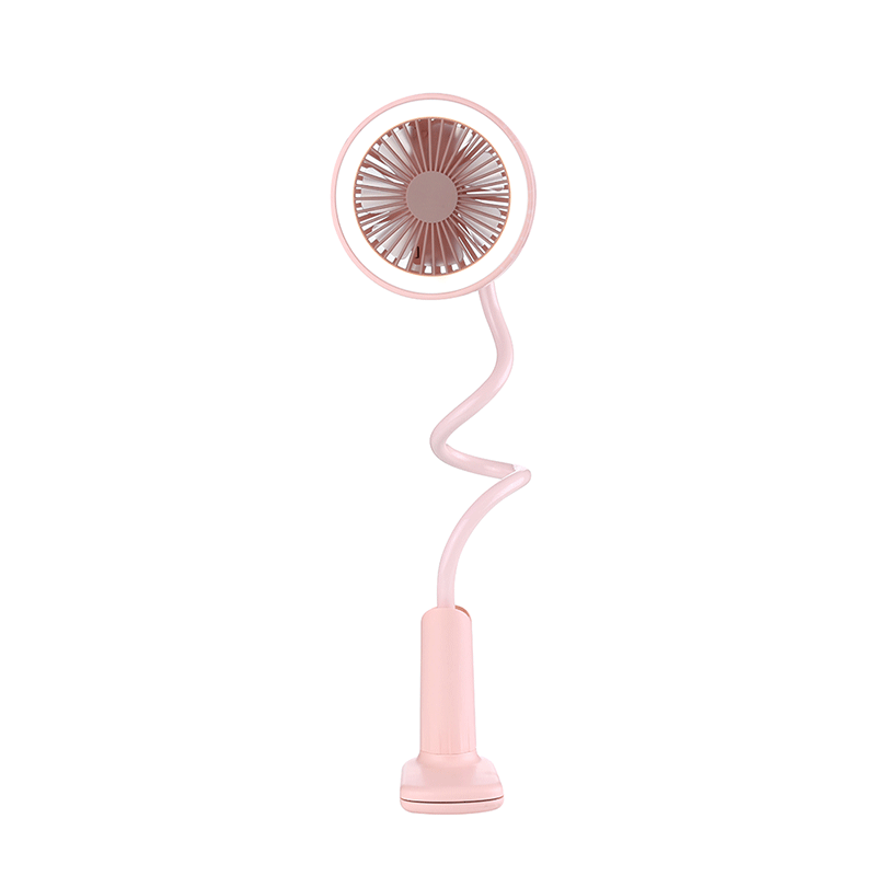 

Shower Rechargeable Clip Fan with Light