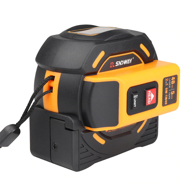 

Sndway Laser Distance Meter 40m 60m Tape Measurement Digital retractable