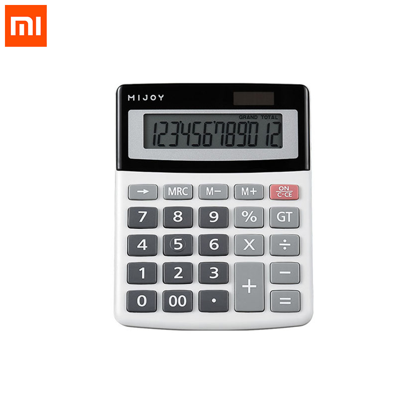 

Xiaomi Mijoy Calculator Calculate Solar 2 in1 Powered 12 Digit