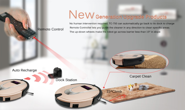 intelligent remote control sweeping robot
