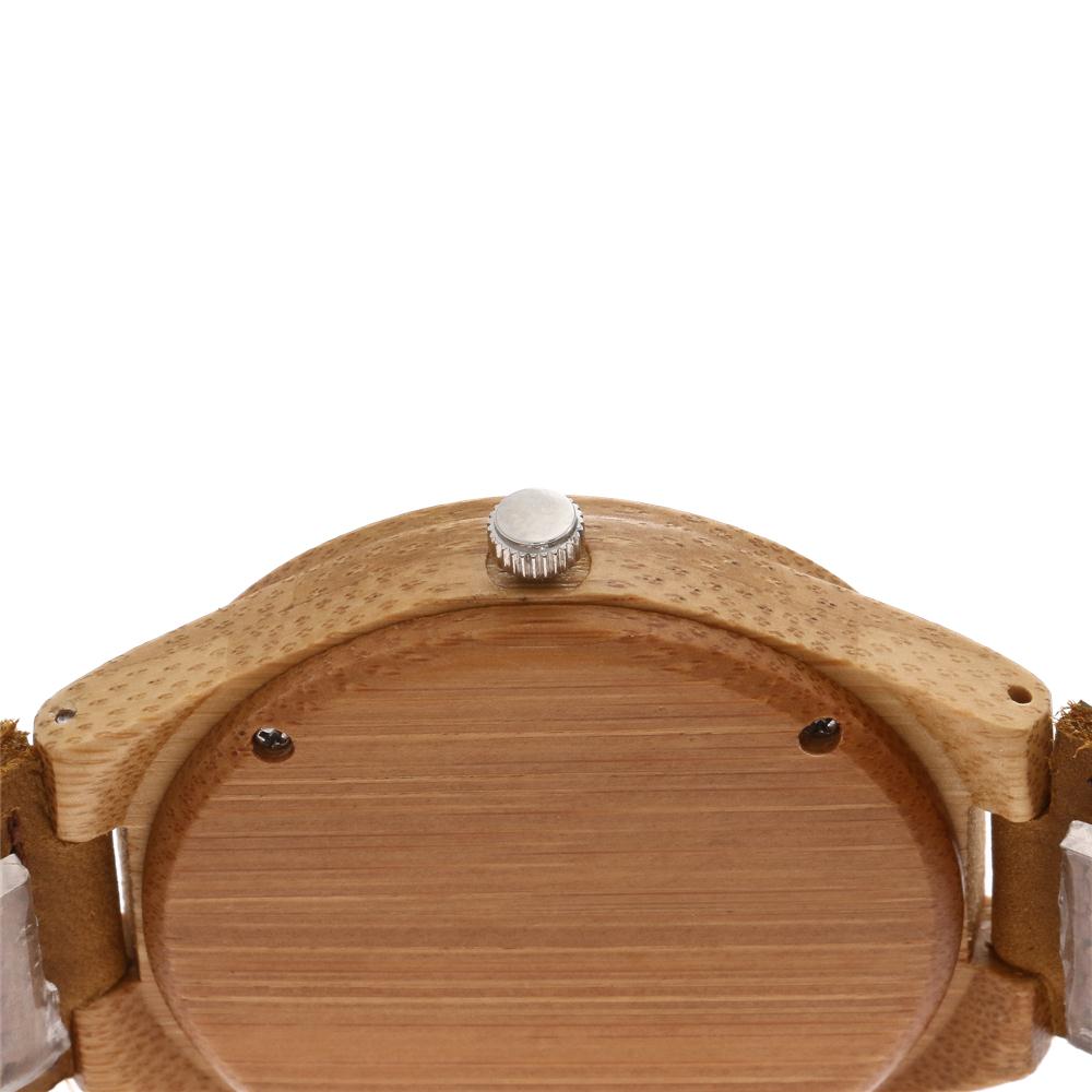 Redear SJ1448-3 Wooden Quartz Watch-Male Brown
