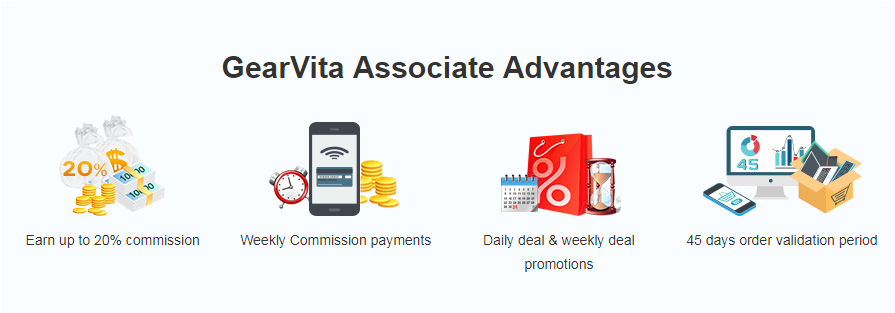 gearvita associate advantages