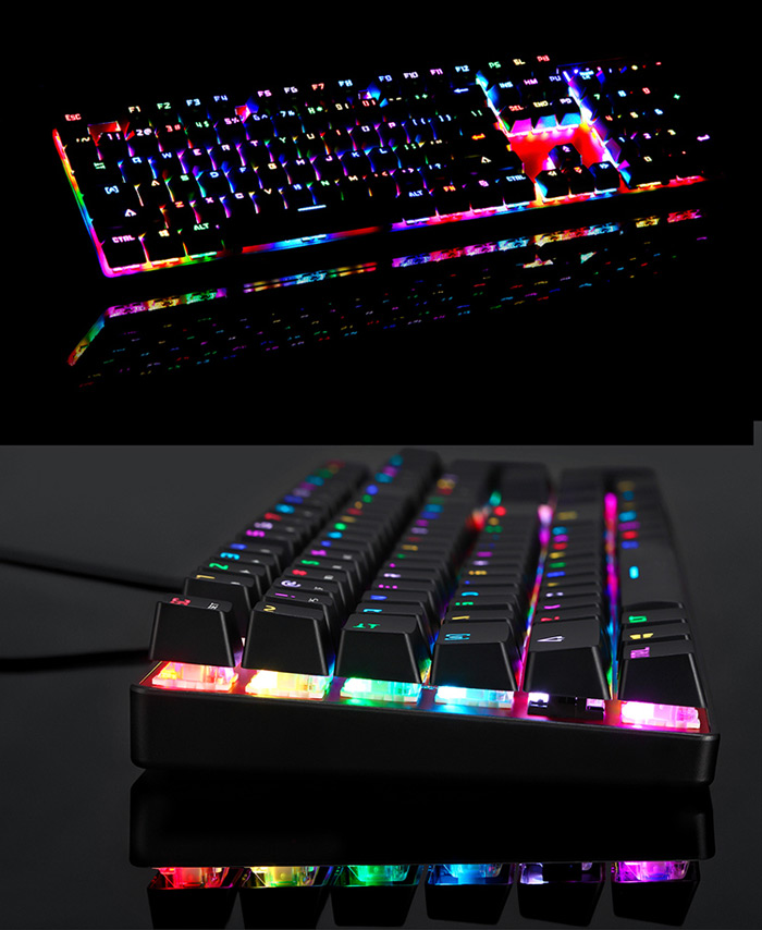keyboard with led backlight