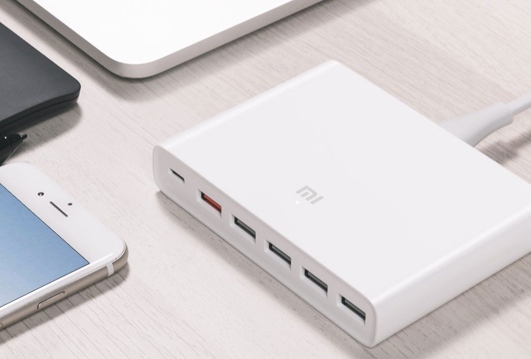 xiaomi 6 ports fast charger