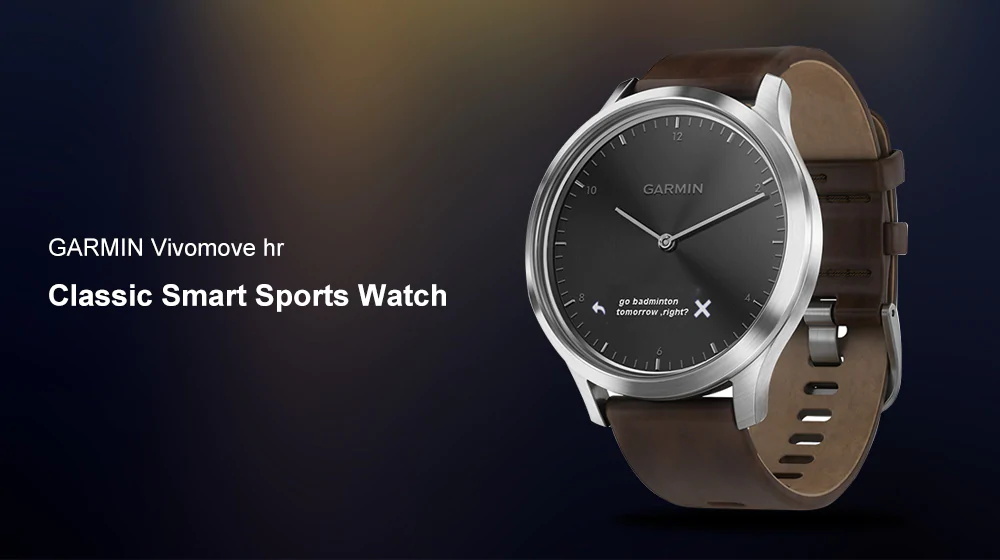 garmin vivomove hr classic smartwatch